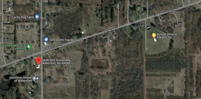 Buena Vista Motel - Aerial Photo - Drive-In Is Close By (newer photo)